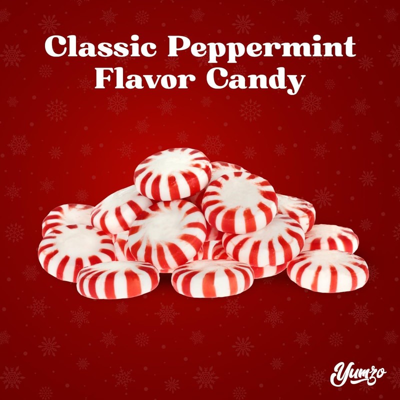 Yumzo Starlight Peppermints Individually Wrapped for On the Go Refreshment,