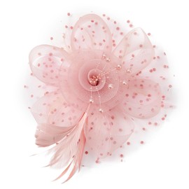 Fascinators Hat for Women 2025 Tea Party Hat Kentucky Derby Hats Flower Feathers Headbands Hair Clip for Girls Wedding Hat