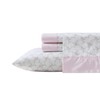 Laura Ashley - Twin Sheet Set, Breathable Percale Cotton Bedding,