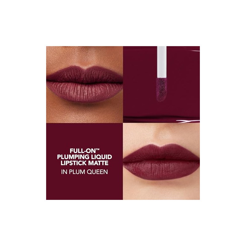 Buxom Labial Líquido Voluminizador Mate, Color Voluminizador Con Vitamina E,