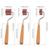 Milkary Rubber Rollers Brayer, 3 Pcs Brayer Ink Roller with