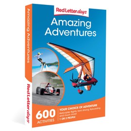 Red Letter Days Amazing Adventures Gift Voucher – 600 adrenaline filled UK experiences