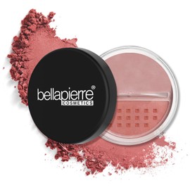 bellapierre Mineral Blush Warms Complexion for a Healthy Glow | Non-Toxic & Paraben Free | Hypoallergenic | Loose Powder – 4 Grams – Desert Rose