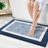 Kitinjoy Bath mat, Extra Soft and Absorbent Microfiber Bathroom Mat,