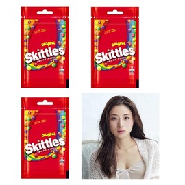 SKITTLE Original Japanese Edition Candy Gift Set, 40g Mini Packs, 3 Pack