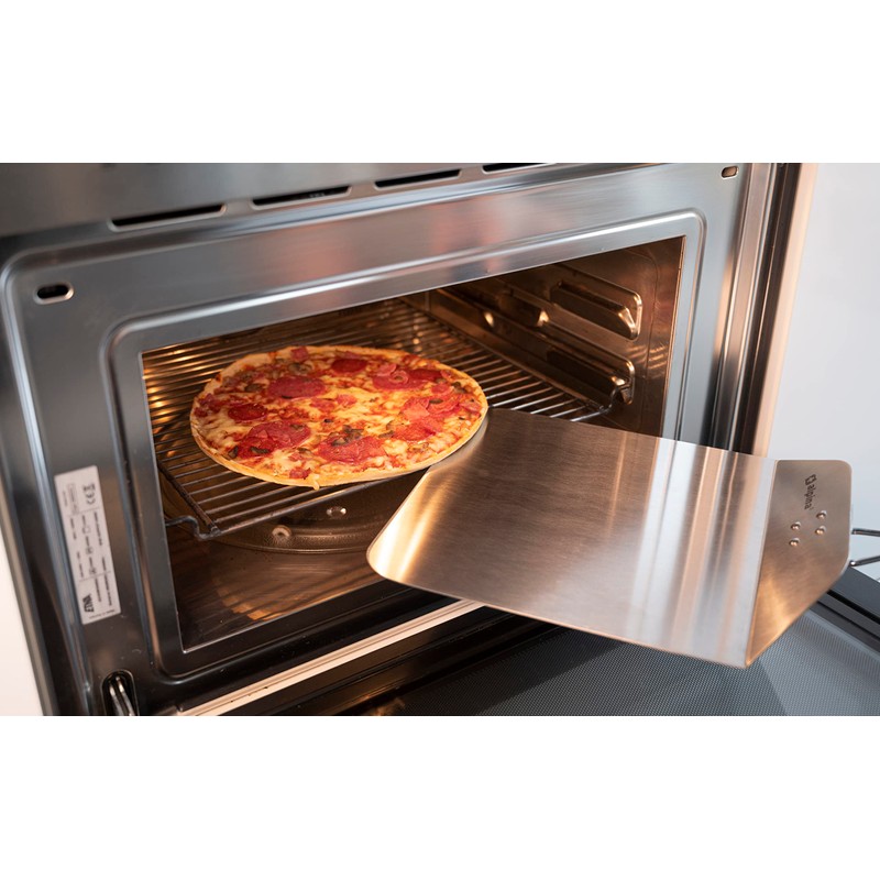 Folding Pizza Peel Bakers Paddle Large Stainless Steel Blade, Ergonomic