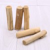Sewroro Pack Wooden Ornaments Wooddowel Rods Rustic Wreath Ornament Crafts