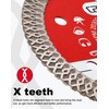 Casaverde 2 Pcs/Lot 75mm Ceramic Tile Cutting Blade,3" x Arbor