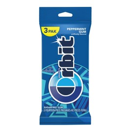Orbit, Peppermint Sugarfree Gum, 42 ct