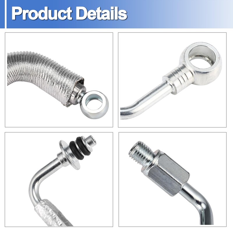 55592600 4PCS Turbo Oil Return Drain Line and Oil Feed