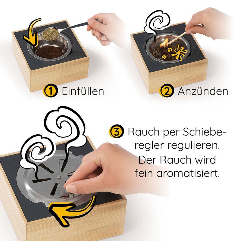 Bee Repeller Box with Spice Wooden Mosquito Repellent for Patio