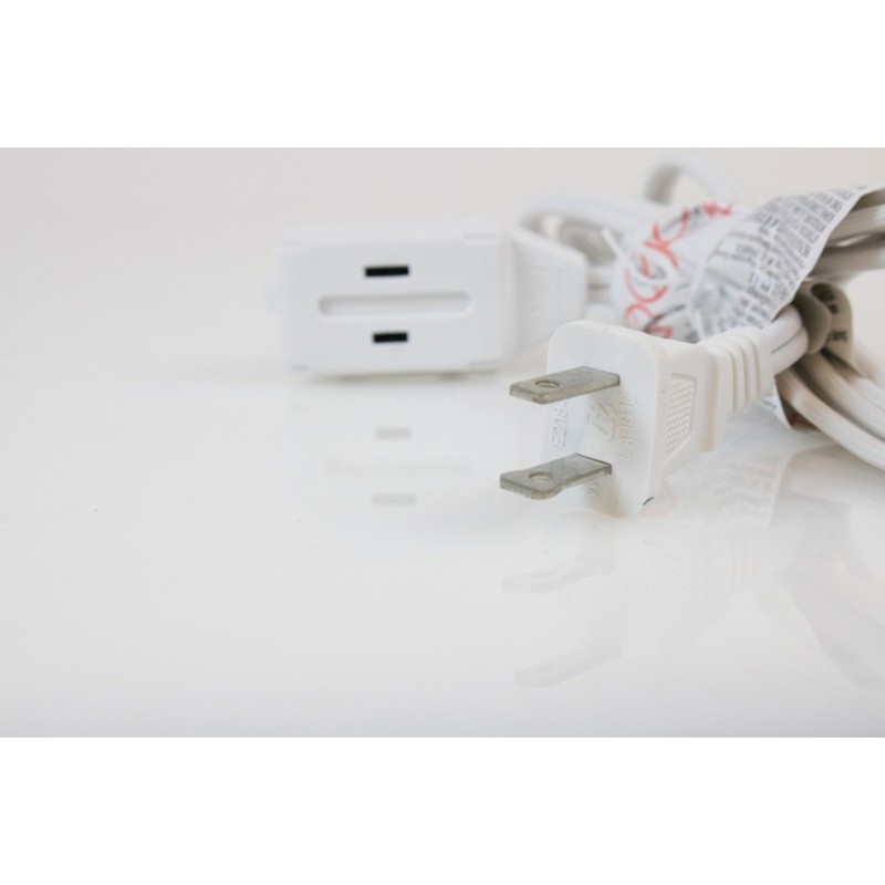 Axis Power Cord Cable (45502) , White , 6 ft