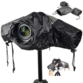 Funda Impermeable para Cámara para Lluvia y Polvo - Funda Impermeable de Alta Transparencia, Compatible con Canon, Nikon, Sony, y Cámaras con Objetivos, Ideal para Lluvia, Polvo y Protección Extrema