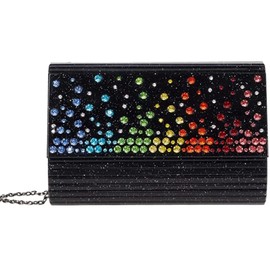 Kurt Geiger London Party Envelope Crystals Black One Size