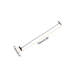 Sourcing Map Standard Tagging Fasteners, Plastic Regular Label Gun Barbs for Garment Price Tag, 75mm/3 Inch, Pack of 2000, Black