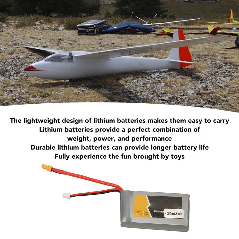 2S 7.4V 4000mAh 8C Lipo Battery 2S Lipo Battery for
