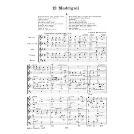 Monteverdi: 32 Madrigals Vol.2 (Mixed Voice Choir) (EP3232B)