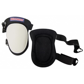Westward Knee Pads, Hard Shell, EVA Foam, Univ, PR, Black/White (5MZH6)