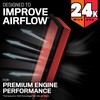 K&N Engine Air Filter: Extended Life 24,000 Mile Replacement Air