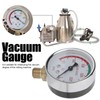 EVTSCAN Vacuum Regulator Gauge, G1/4 Male Thread Milker Vacuum Regulator