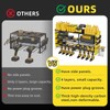 OUREST Power Tool Organizer Wall Mount with 8-Drill Holders-600Lbs Load