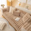Topchances Plush Sofa Throw Pillow Cover - 1PC Solid Soft