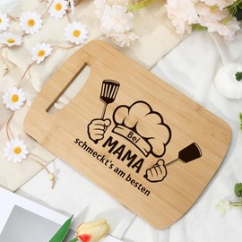 Mother's Day Gifts for Mum, Funny Cool Mother's Day Gifts for Mum Expectant Mothers Boy Mother in Law for Birthday Christmas Easter Gift Women's Day from Children, Chopping Board
