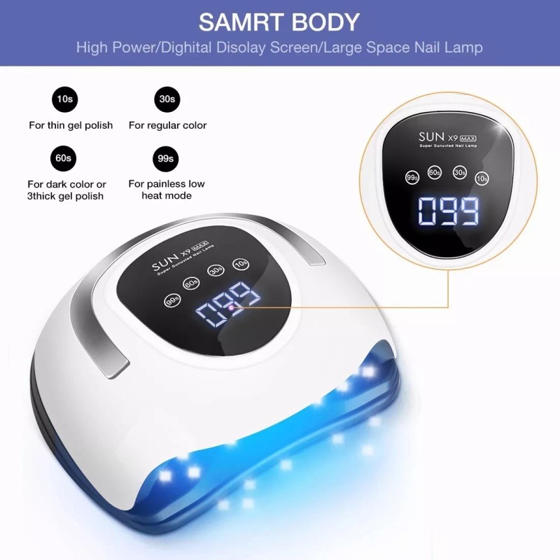 Best Lampara De Uñas Uv Profesional Secador Uñas Led Con