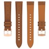 [SQHYWJ] Genuine Leather Watch Band 18mm 20mm Sweatproof Quick Release