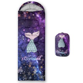 Sleeping Bags for Adults and Kids Camping Sleeping Bags for Girls and Boys Lightweight Waterproof Cold/Warm Sleeping Bag for 3 Season