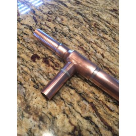 Lion Brewing Solutions 36" Moonshine Copper liebig condenser Flute Style Jacketed DIY solder kit