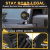 Auxbeam C4 Series 4 Inch Black Protective Light Covers, Round