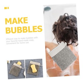 Mikinona Soap Net Bag Mesh Bag Linen for Soap Foaming Easy to Use Skin-friendly Great for Travel