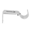 6PCS Curtain Rod Brackets Iron Adjustable Window Curtain Rod Support