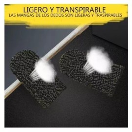 Molin Dollins 1 Par De Mangas Para Dedos, Gamer Antisudor Premium Funda