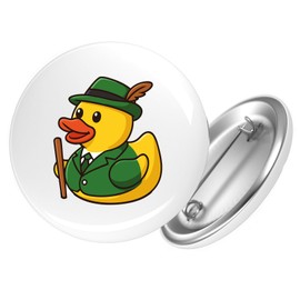 Huuraa Button Quietscheente Schützenbruder Gummiente Schützenfest Geschenk Größe 25mm Quietscheente Schützenbruder Geschenkidee