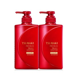 Tsubaki Premium Moist &amp; Repair Shampoo 490ml (2 packs) / 츠바키 프리미엄 모이스트 앤 리페어 샴푸 490ml 2개