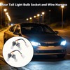2Pcs 92451-4C500 Rear Tail Light Bulb Socket and Wire Harness