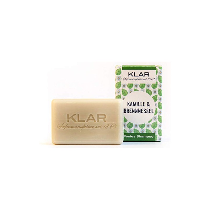 Klar Seifen Solid Shampoo, Camomile & Nettle, 100g