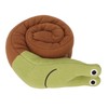 Snail Squeaky Dog Toys Polyester Teething Puzzle Interactive Puppy Chew