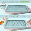 CKE Mini Ice Cube Trays, 104x4PCS Small Ice Cube Tray