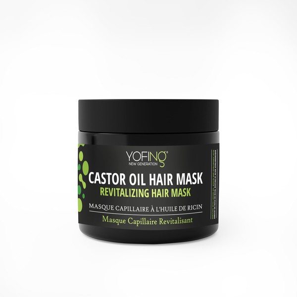 Castor Oil Mask with Biotin & Dead Sea Minerals to Strengthen Hair Growth and Anti Hair Loss