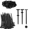 50PCS Nylon Universal Cable Tie Buckle, Heavy Duty Self-Locking Nylon