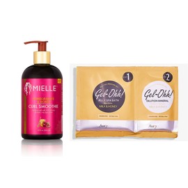 Mielle Pomegranate & Honey Curl Smoothie & Bonus Gel-Ohh Foot Spa Milk & Honey