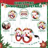 6PCS Christmas Accessories, Light Up Christmas Necklace Headband Glasses Set,