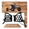 LH+RH Black Nerf Bars + Heel Guards Footrest for Yamaha