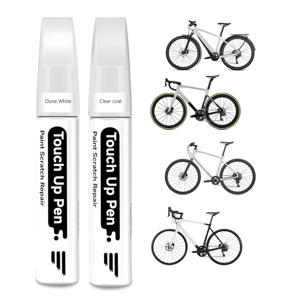 Dune White (Gloss) Bike Touch Up Paint for Specialized [Clear