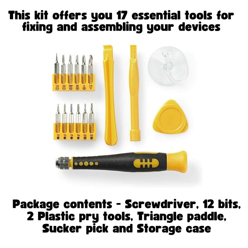 Invero 17 in 1 Cell Phone Toolkit - Ideal Disassembly