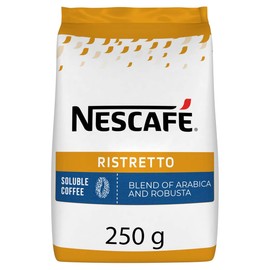 NESCAFÉ Ristretto Soluble Coffee with Sturdy Crema, Freeze-Dried, Pack of 1 (1 x 250 g Bag)