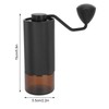 Manual Coffee Bean Grinder Multifunction CNC Steel Core Adjustable Thickness
